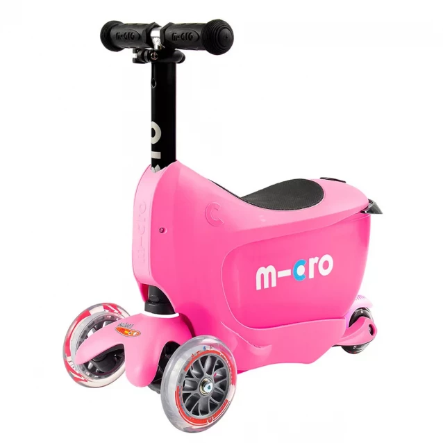 Самокат Micro серії Mini2go Deluxe рожевий (MMD033) - 2