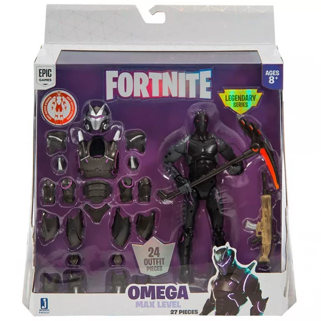 Колекційна фігурка Jazwares Fortnite Legendary Series Max Level Figure Omega Purple - 1