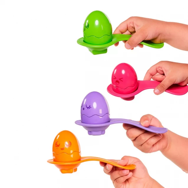 Развивающая игрушка Яркие яйца с ложечками - 4