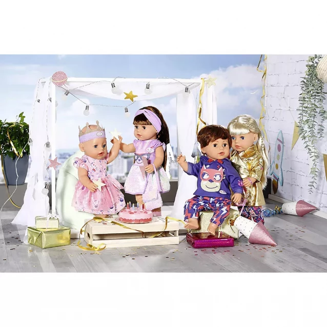 Zapf Набір одягу для ляльки BABY BORN серії "День Народження" - СВЯТКОВЕ ПАЛЬТО (на 43 cm) 830802 - 6