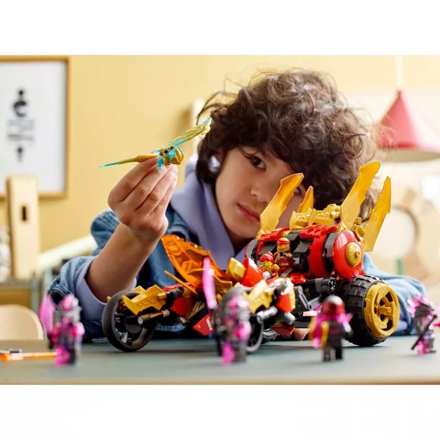 Конструктор Lego Ninjago Рейдер Золотого дракона Кая (71773) - 8