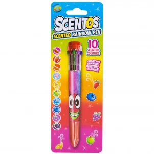 Багатокольорова ароматна кулькова ручка Scentos Чарівний настрій 10 кольорів (11779) дитяча іграшка