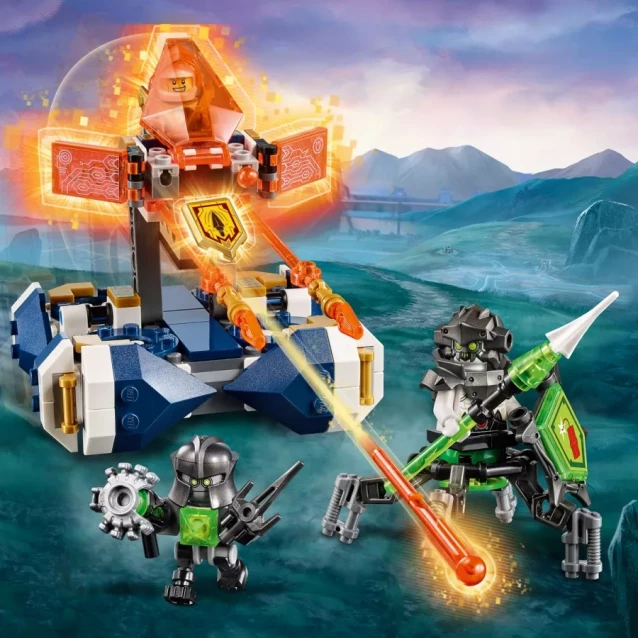 Конструктор LEGO NEXO KNIGHTS подъемная боемашина Ланса (72001) - 4