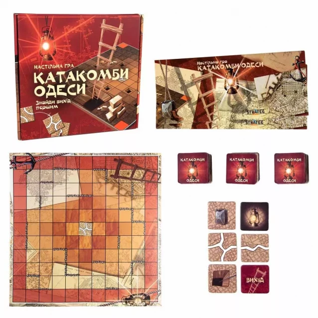 Гра настільна Strateg Катакомби Одеси (30285) - 2