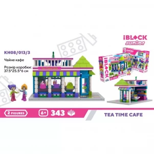 Конструктор Iblock Junior Чайне кафе 343 дет (KH08/013/3) дитяча іграшка