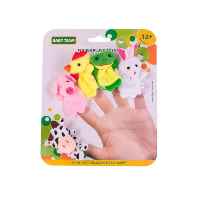 Набір іграшок на пальці «Веселі пухнастики» - 2