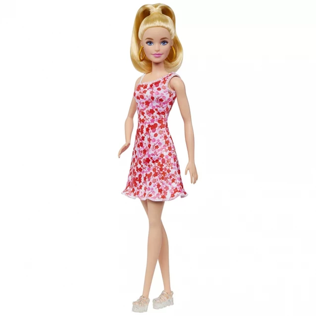 Кукла Barbie Модница в сарафане в цветочный принт (HJT02) - 5
