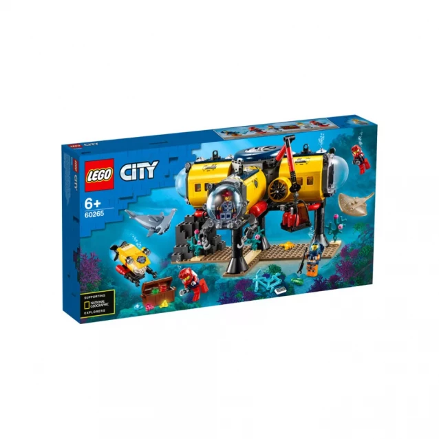 Конструктор LEGO City Океан: научно-исследовательская станция (60265) - 1