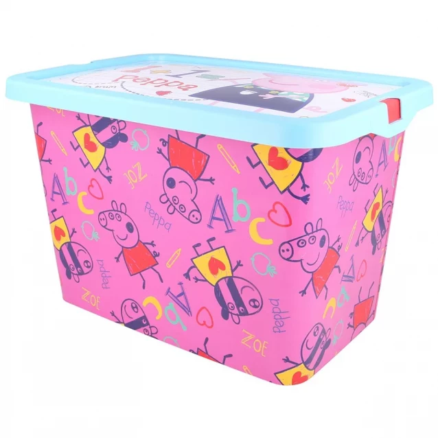 Коробка для іграшок Peppa Pig 7 л (Stor-03404) - 1