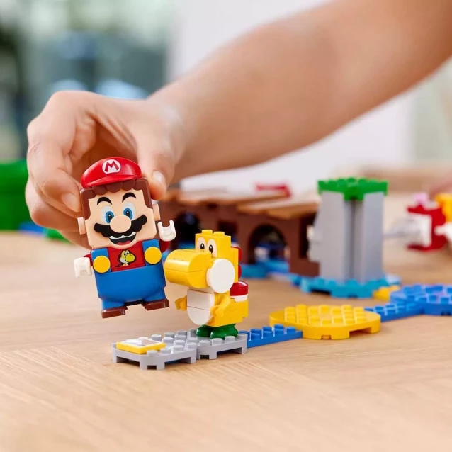 Конструктор LEGO Super Mario Додатковий набір Поїздка пляжем великого їжака (71400) - 7