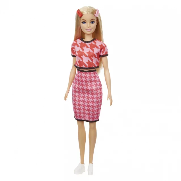 Лялька Barbie Модниця у костюмі в ламану клітинку (GRB59) - 1