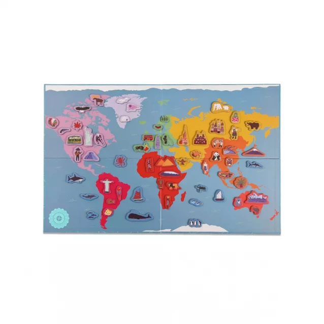 Магнитная карта мира - 6