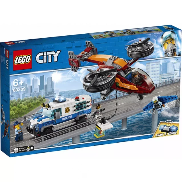 Конструктор LEGO City Повітряна Поліція: Викрадення Діаманта (60209) - 1