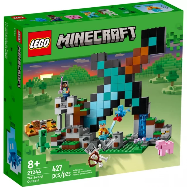 Конструктор LEGO Minecraft Форпост із мечем (21244) - 1