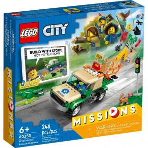 Конструктор Lego City Місії порятунку диких тварин (60353) ЛЕГО Сіті
