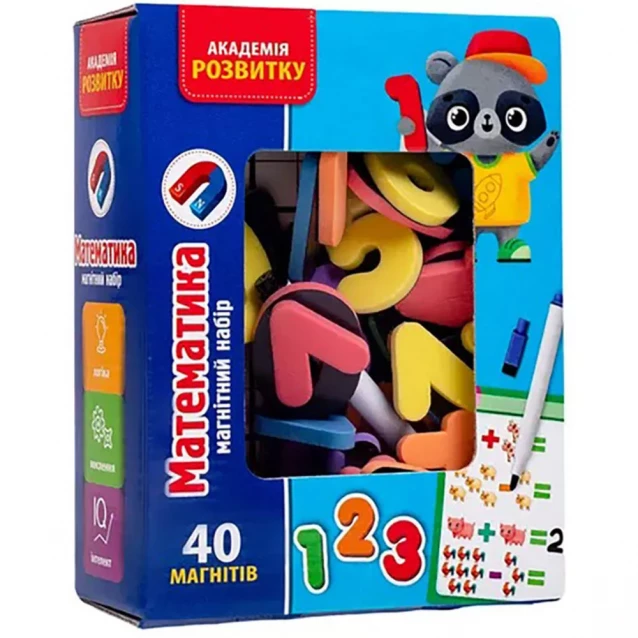 Игра настольная Vladi-Toys Магнитный набор Математика (VT5411-16) - 1