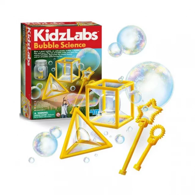 Опыты с мыльными пузырями 4M KidzLabs (00-03351) - 7