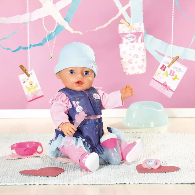 Лялька Baby Born Джинсовий стиль Крихітки 43 см (836385) - 8