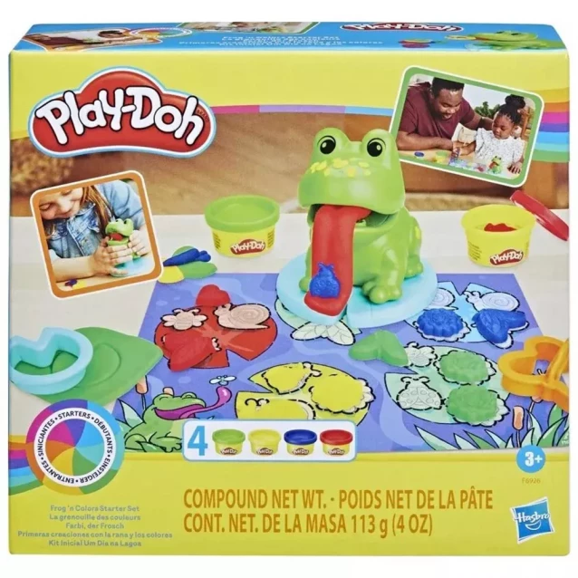Набор для творчества с пластилином Play Doh Лягушка и цвета (F6926) - 2