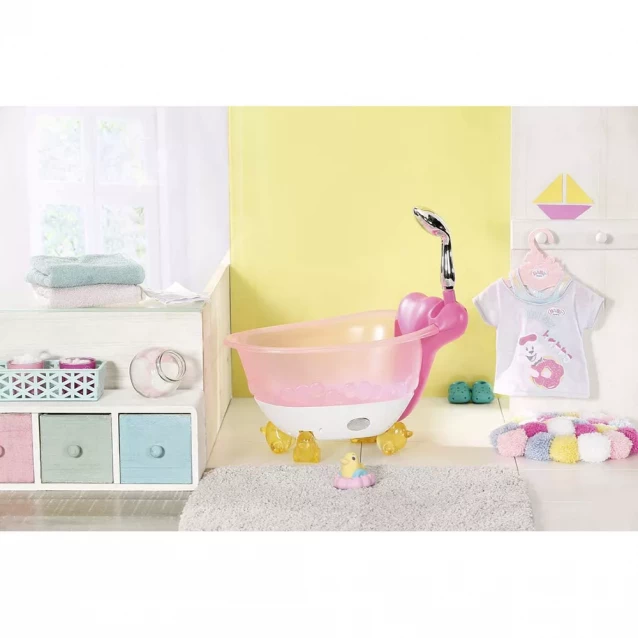 Zapf Автоматична ванночка для ляльки BABY BORN S2 - КУМЕДНЕ КУПАННЯ (світло, звук) 831908 - 3