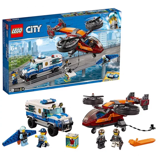 Конструктор LEGO City Повітряна Поліція: Викрадення Діаманта (60209) - 6