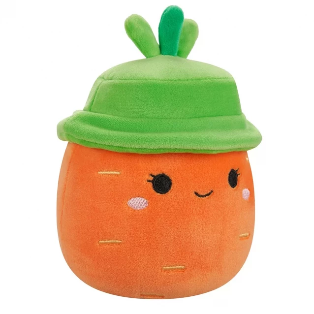 М'яка іграшка Squishmallows Морквинка Кароліна в капелюсі 13 см (SQER01182) - 6
