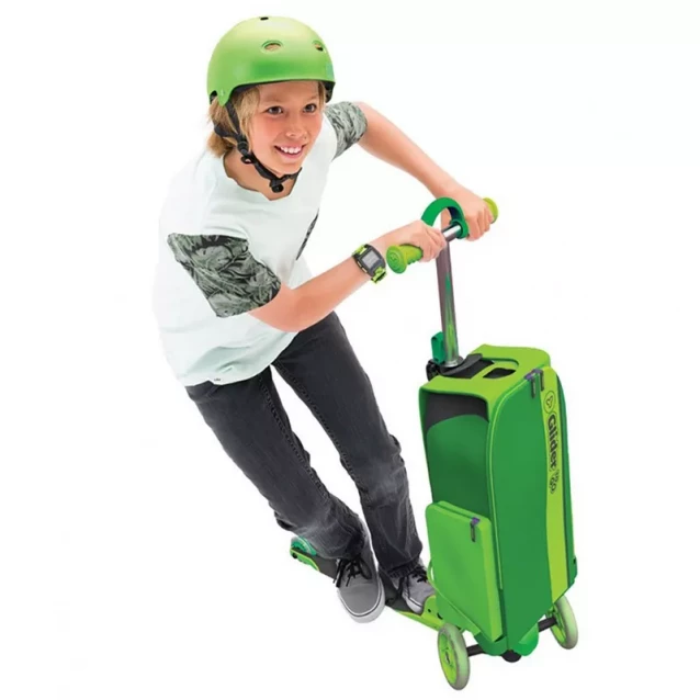 Самокат з рюкзаком арт. 100913 Y Glider To Go XL зелен. - 8