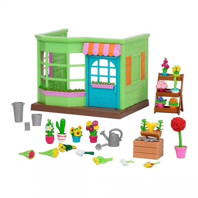 Li'l Woodzeez Игровой набор Цветочный магазин (маленький) 6164Z - 1