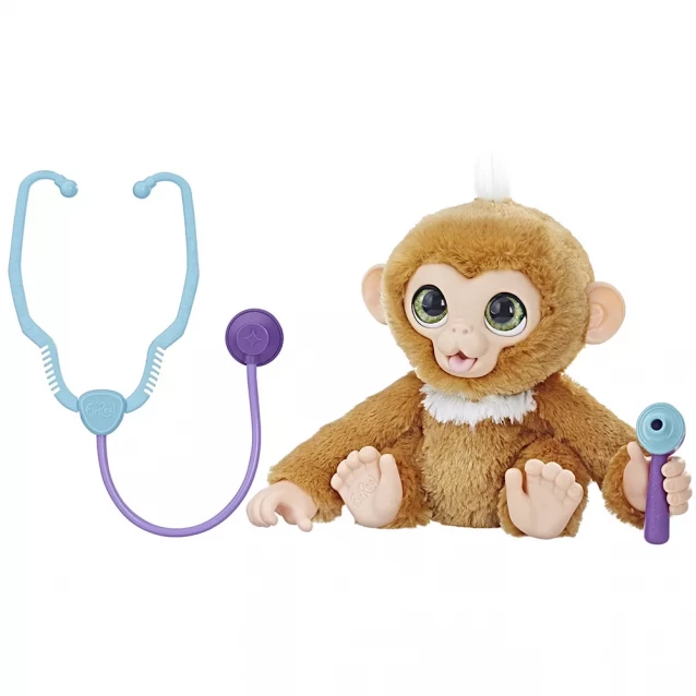 Інтерактивна іграшка FurReal Friends Мавпа Занді у доктора (E0367EU40) - 1