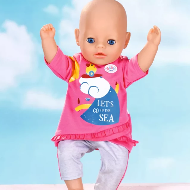 Одяг для ляльки Baby Born Рожевий костюмчик 36 см (831892) - 3