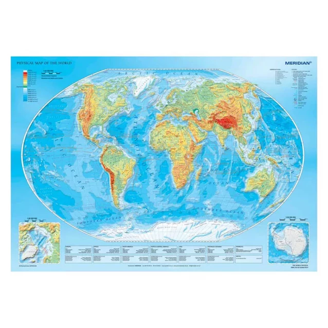 TREFL Пазл "1000" - Фізична карта світу - 2