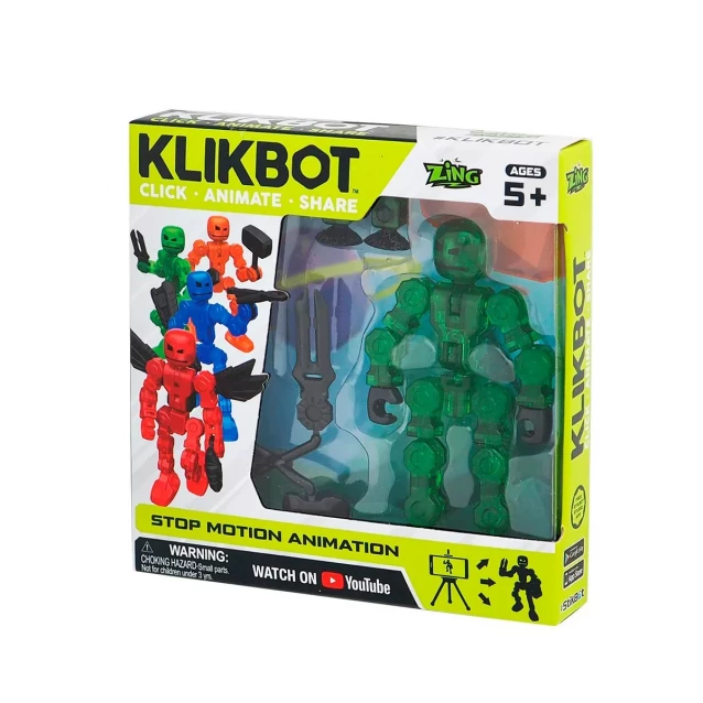 STIKBOT & KLIKBOT Фігурка для анімаційної творчості (зелений) - 2