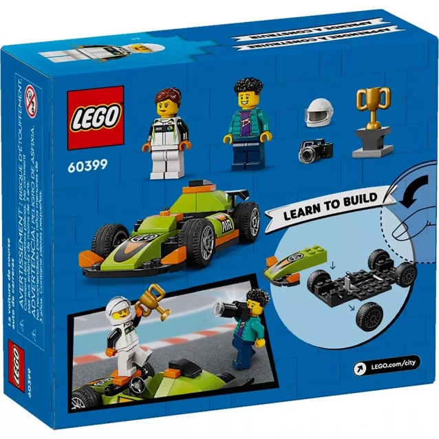 Конструктор LEGO City Зеленый автомобиль для гонки (60399) - 2