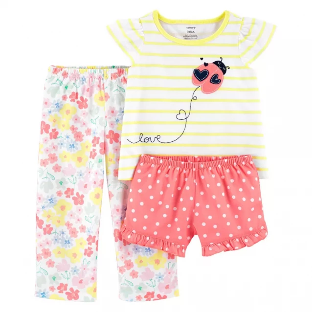 Carter's Пижама для девочки, 2K468911 (3 в 1) 98 – 105 cm - 1