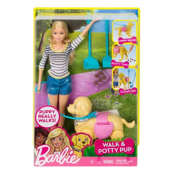 Набір Barbie "Прогулянка з цуценям" - 5