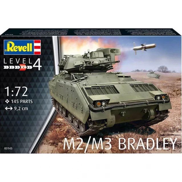 REVELL Танк пехоты 1981г., США M2/M3 Bradley, 1:72;12+ - 1