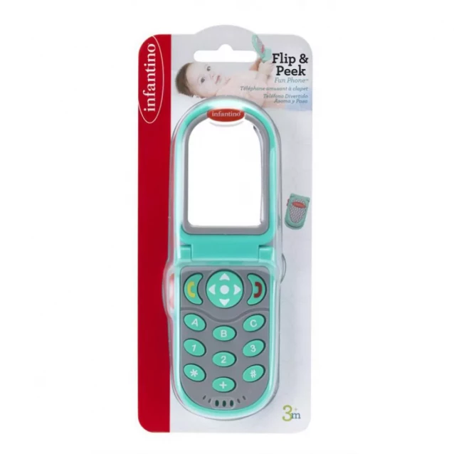 INFANTINO Развивающая игрушка "FLIP & PEEK" интересный телефон - 1