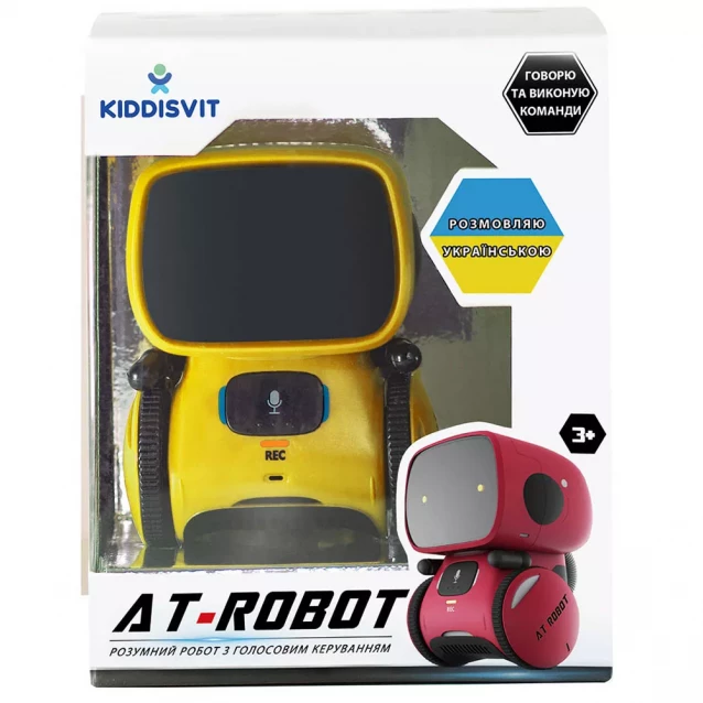 Інтерактивний робот AT-ROBOT з голосовим керуванням жовтий, озвуч.укр. (AT001-03-UKR) - 10