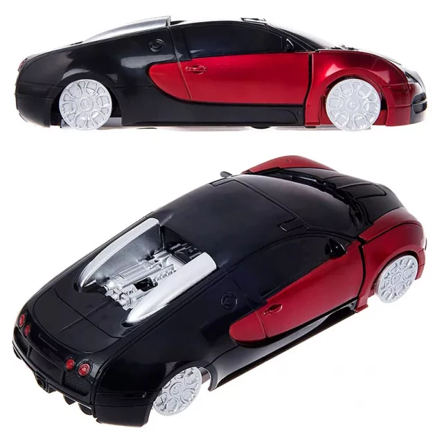 MZ Игрушка трансформер р / Bugatti, 1:24, аккум, поднимается на стену 23,5 * 18,5 * 7,5 см - 5