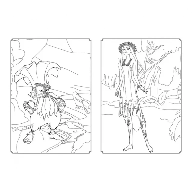 Розмальовка з наліпками Ранок Магія кольору Хранителька Лісу (491600) - 4