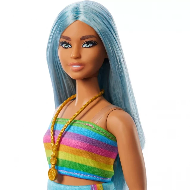 Лялька Barbie Модниця в спортивному костюмі топ-спідниця (HRH16) - 3