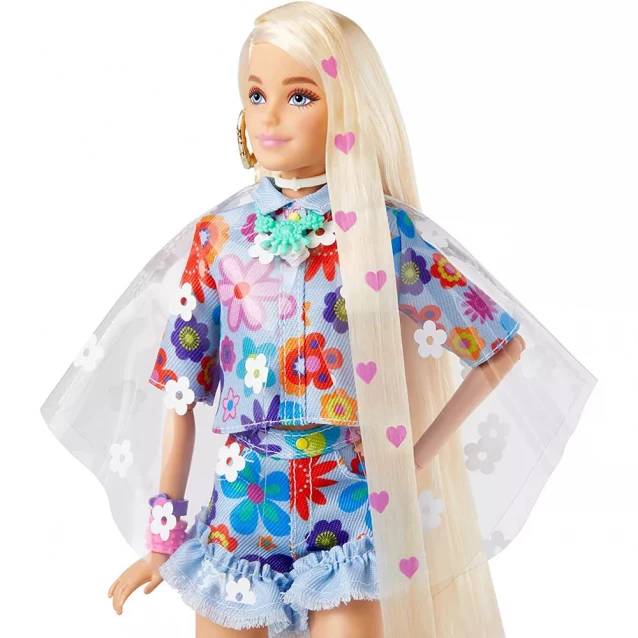 Лялька Barbie "Екстра" у квітковому образі (HDJ45) - 4