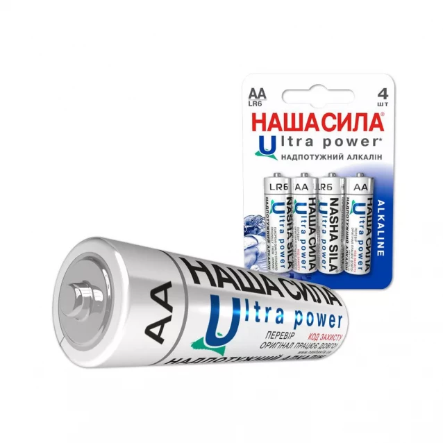 Батарейка Наша Сила LR6 Ultra Power 4 шт (HC-LR6-4) - 1