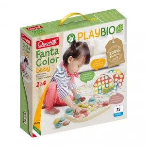 Мозаїка Quercetti серії "Play Bio" FANTACOLOR BABY (84405-Q) для малюків
