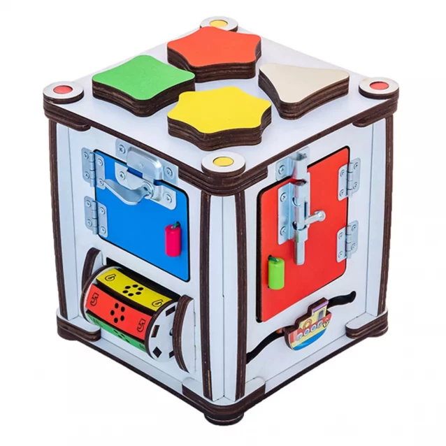 Бизиборд-куб GoodPlay развивающий 17х17х18 с подсветкой (К005) - 6