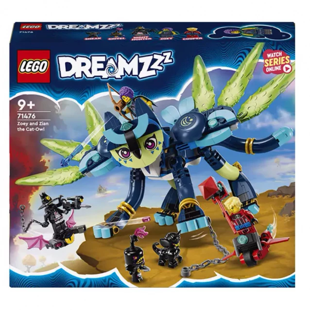 Конструктор LEGO Dreamzzz Зоуи и котосова Зиан (71476) - 1
