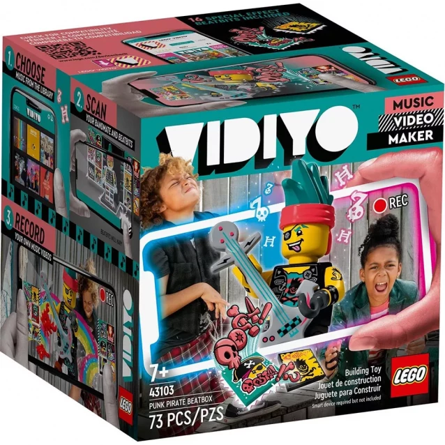 Конструктор Lego Vidiyo Бітбокс Пірата Панка (43103) - 1