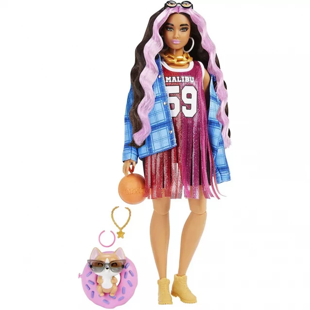 Лялька Barbie "Екстра" у баскетбольному вбранні (HDJ46) - 1