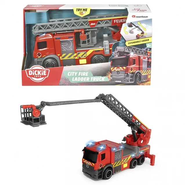 Автомодель Dickie Toys Пожежна машина Мерседес 23 см (3714023) - 2
