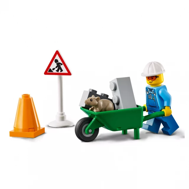 Конструктор LEGO City Пикап для дорожных работ (60284) - 5